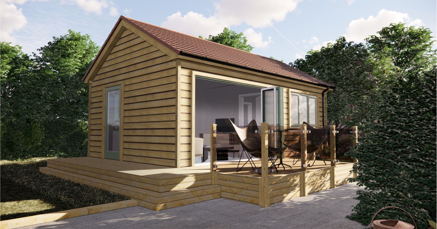 Bluebell Granny Annexe with Pitched Roof